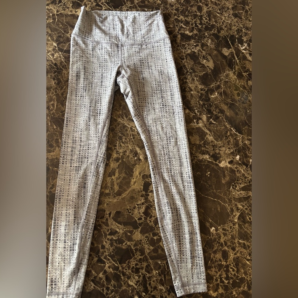 Lululemon Gray Patterned Leggings